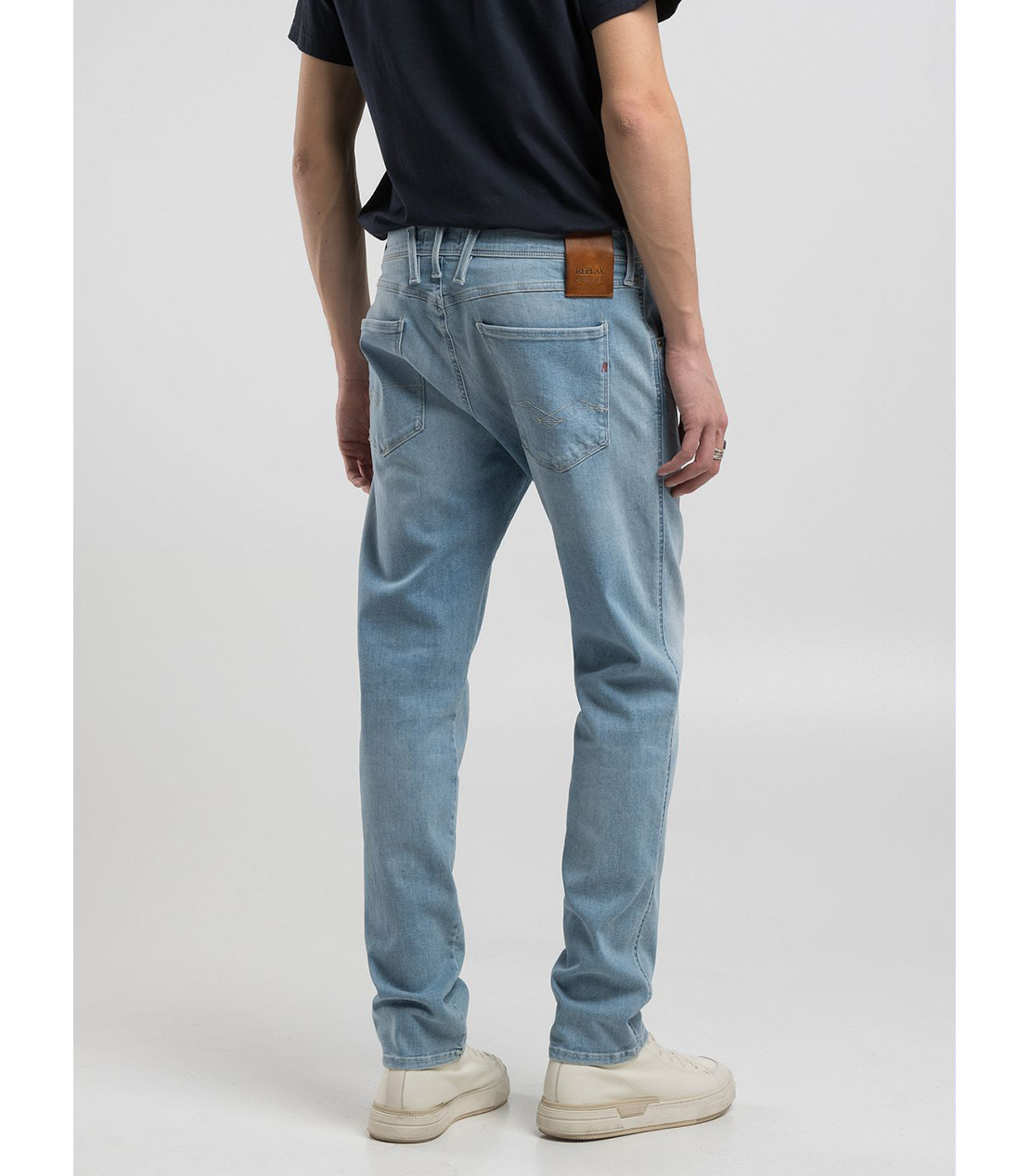 スリムフィットANBASS Hyperflex Dustデニム 詳細画像 ライトブルー 2